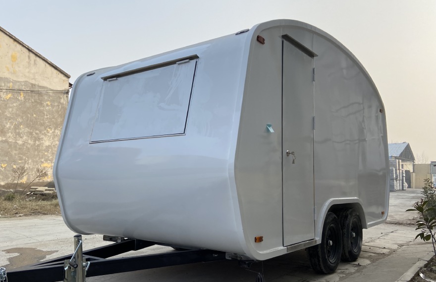 new custom bubble tea trailer for sale